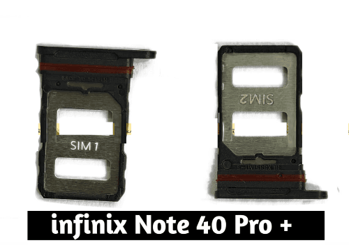Sim Tray Slot Holder for Infinix Note 40 pro plus 5G X6851B