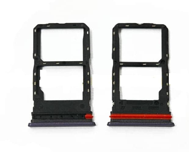 Sim Tray Slot Holder for IQOO Z10 Lite Black