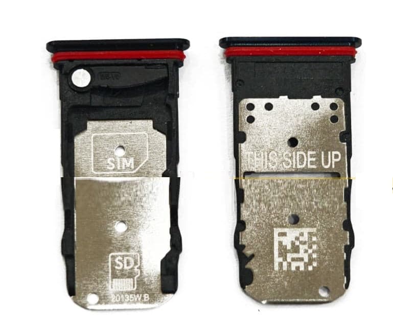 Sim Tray Slot Holder for Motorola Moto Edge Black Black