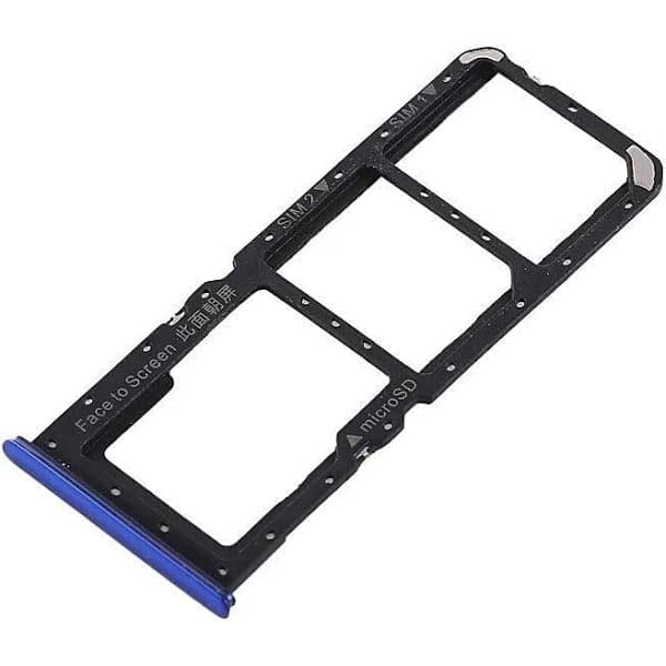 Sim Tray Slot Holder for Oppo A11K Blue