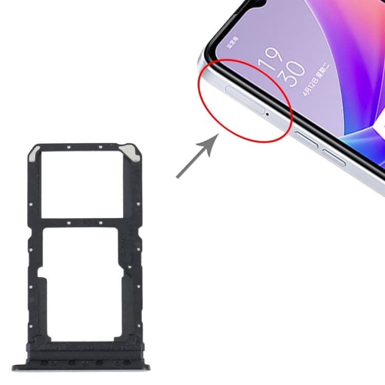 Sim Tray Slot Holder for Oppo A78 5G Purple