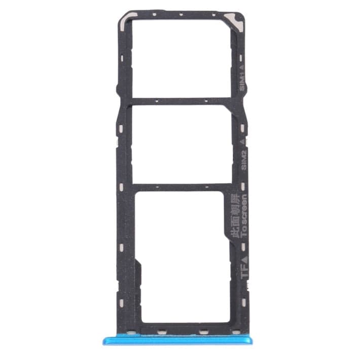 Sim Tray Slot Holder for Oppo F19 Blue