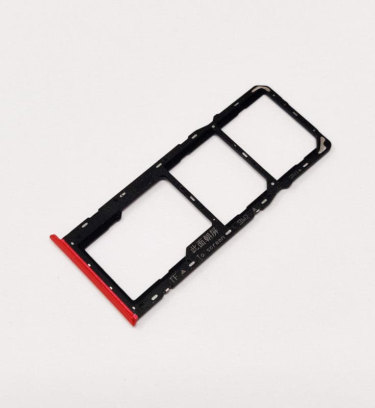 Sim Tray Slot Holder for Realme Narzo 30A Red