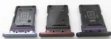 Sim Tray Slot Holder for Realme X50 Pro 5G Black