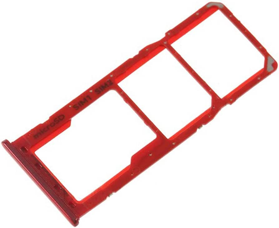 Sim Tray Slot Holder for Samsung Galaxy A30 Red
