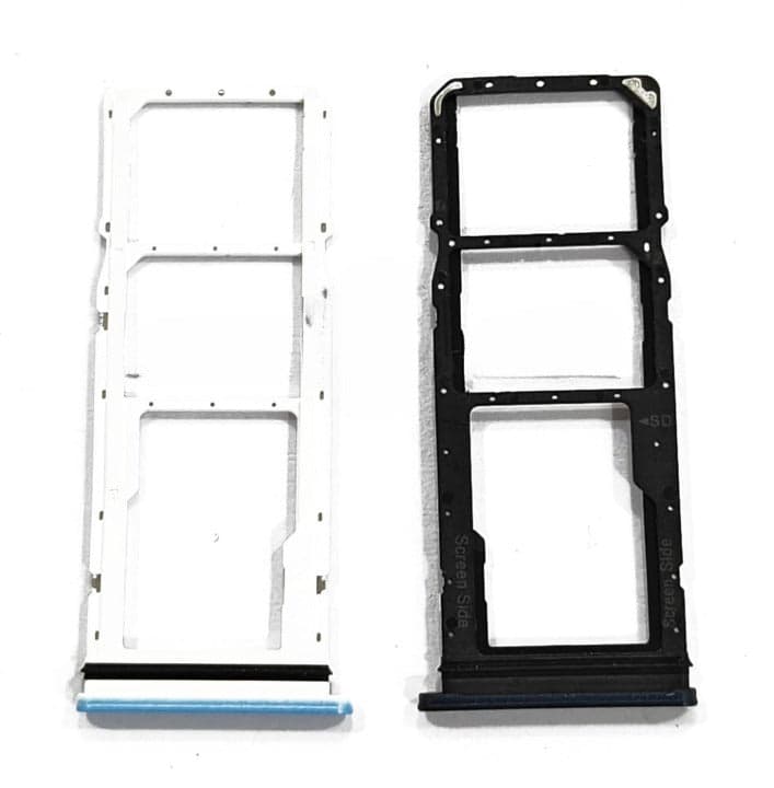 Sim Tray Slot Holder for Tecno Pop 6 BE7 Blue