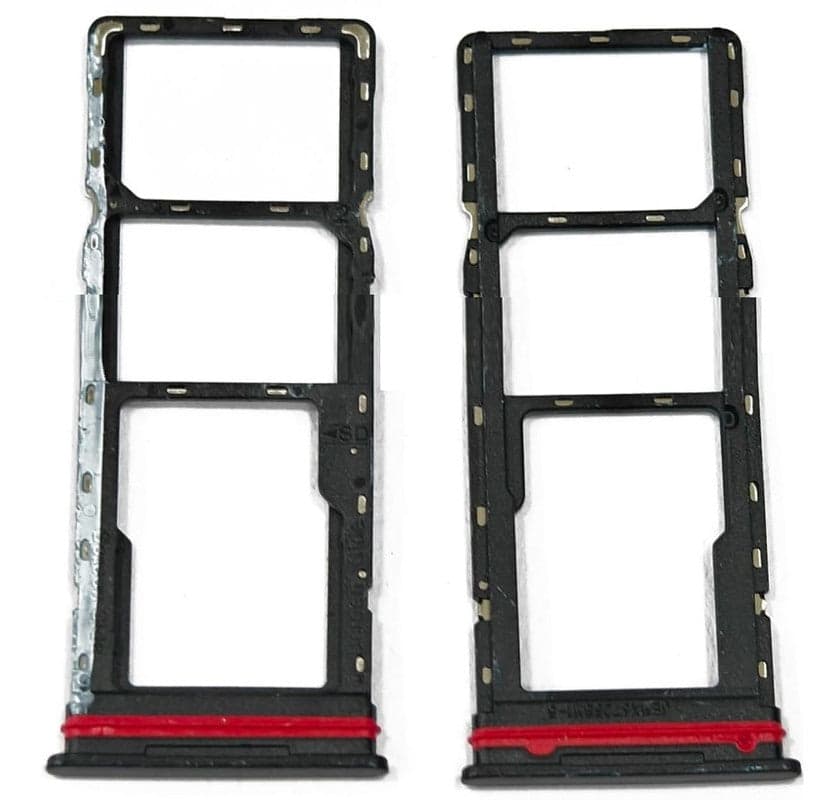 Sim Tray Slot Holder for Tecno Smart 10 X6725 Black