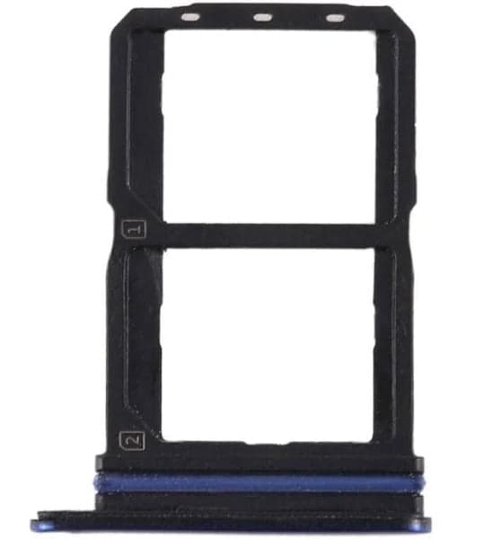 Sim Tray Slot Holder for Vivo S1 Pro Black