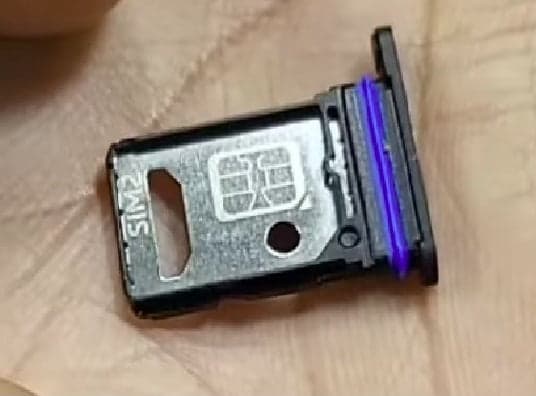 Sim Tray Slot Holder for Vivo V40 Purple