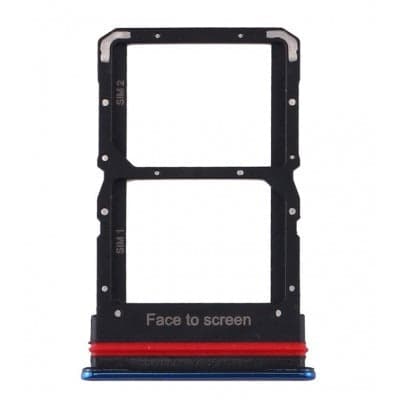 Sim Tray Slot Holder for Xiaomi Mi 10 Lite 5G Blue thumbnail 2