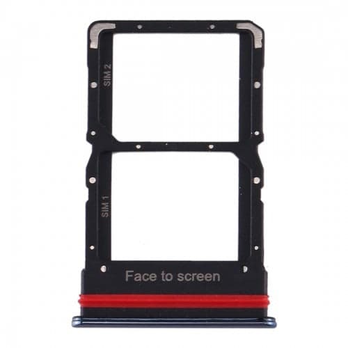 Sim Tray Slot Holder for Xiaomi Mi 10 Lite 5G Grey thumbnail 2