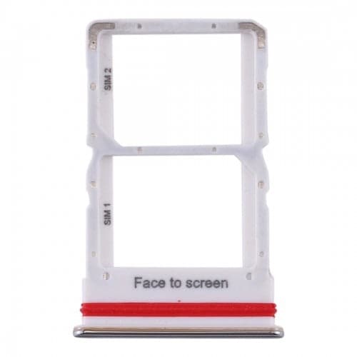 Sim Tray Slot Holder for Xiaomi Mi 10 Lite 5G Silver thumbnail 2
