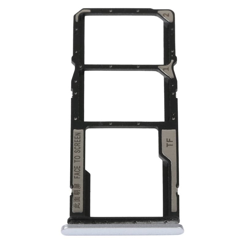 Sim Tray Slot Holder for Xiaomi Redmi 10A Silver thumbnail 2