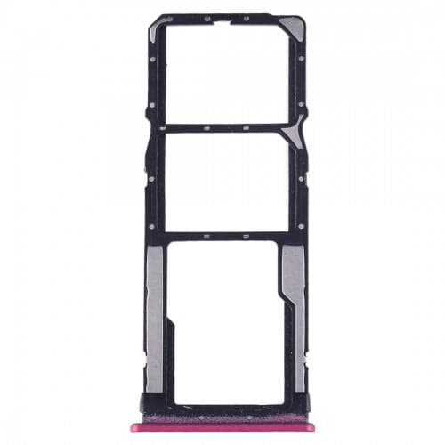 Sim Tray Slot Holder for Xiaomi Redmi 7 Red thumbnail 2