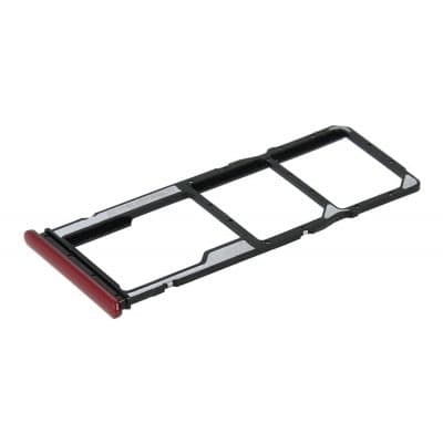 Sim Tray Slot Holder for Xiaomi Redmi 8 Red thumbnail 2
