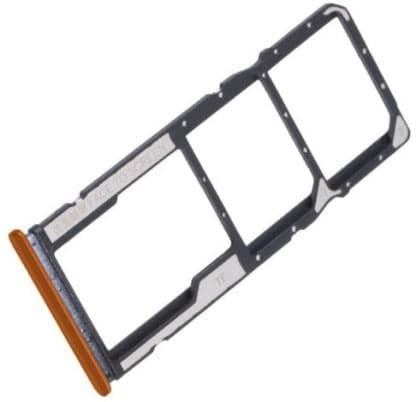 Sim Tray Slot Holder for Xiaomi Redmi 9C Orange thumbnail 2