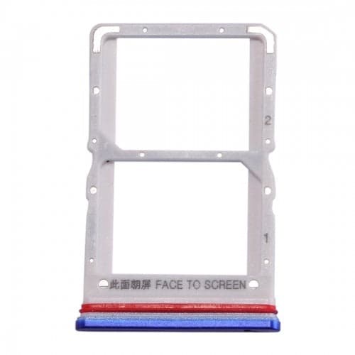 Sim Tray Slot Holder for Xiaomi Redmi K30 5G Blue thumbnail 2