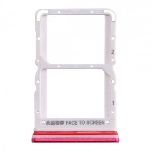 Sim Tray Slot Holder for Xiaomi Redmi K30 5G Red thumbnail 2