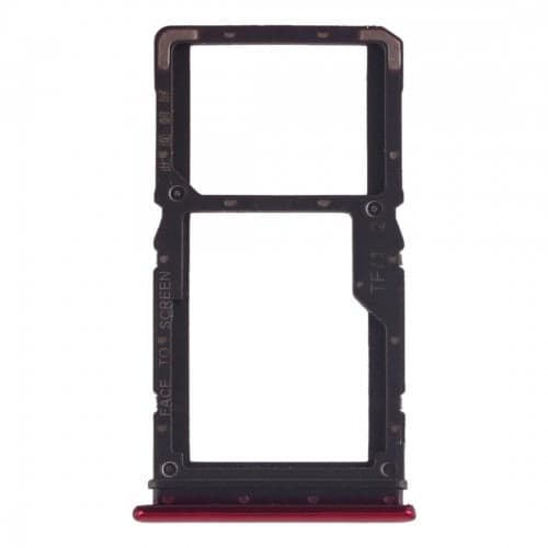 Sim Tray Slot Holder for Xiaomi Redmi Note 7S Red thumbnail 2