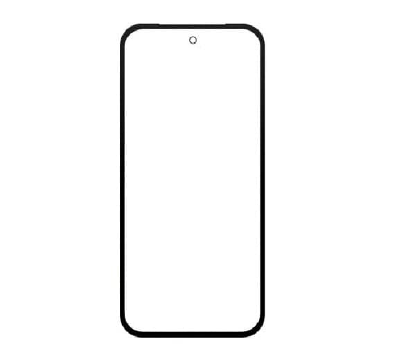 Touch Screen Front Glass for Google Pixel 9 Pro Fold Black