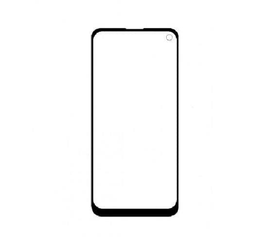 Touch Screen Front Glass for IQOO Z1 5G Black