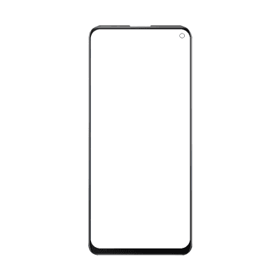 Touch Screen Front Glass for IQOO Z1x 5G Black