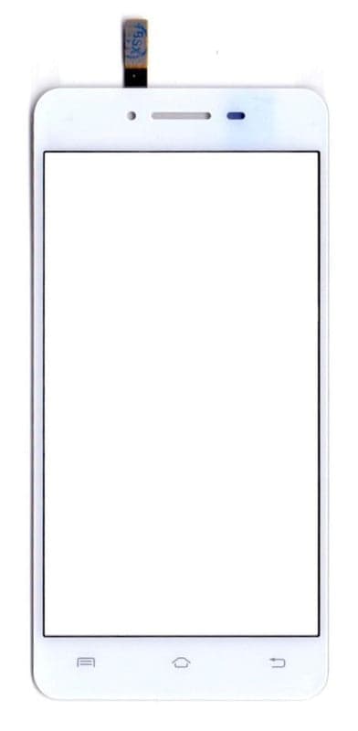 Touch Screen Front Glass for Vivo V1 White