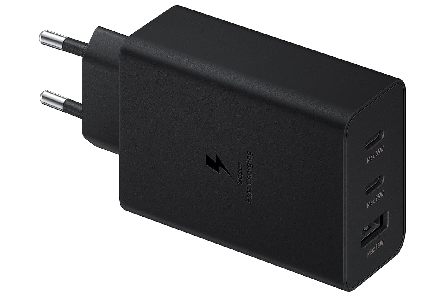 Samsung 65W Tri Port,Type-C & USB-A,Super Fast Charger (Cable not Included) thumbnail 3