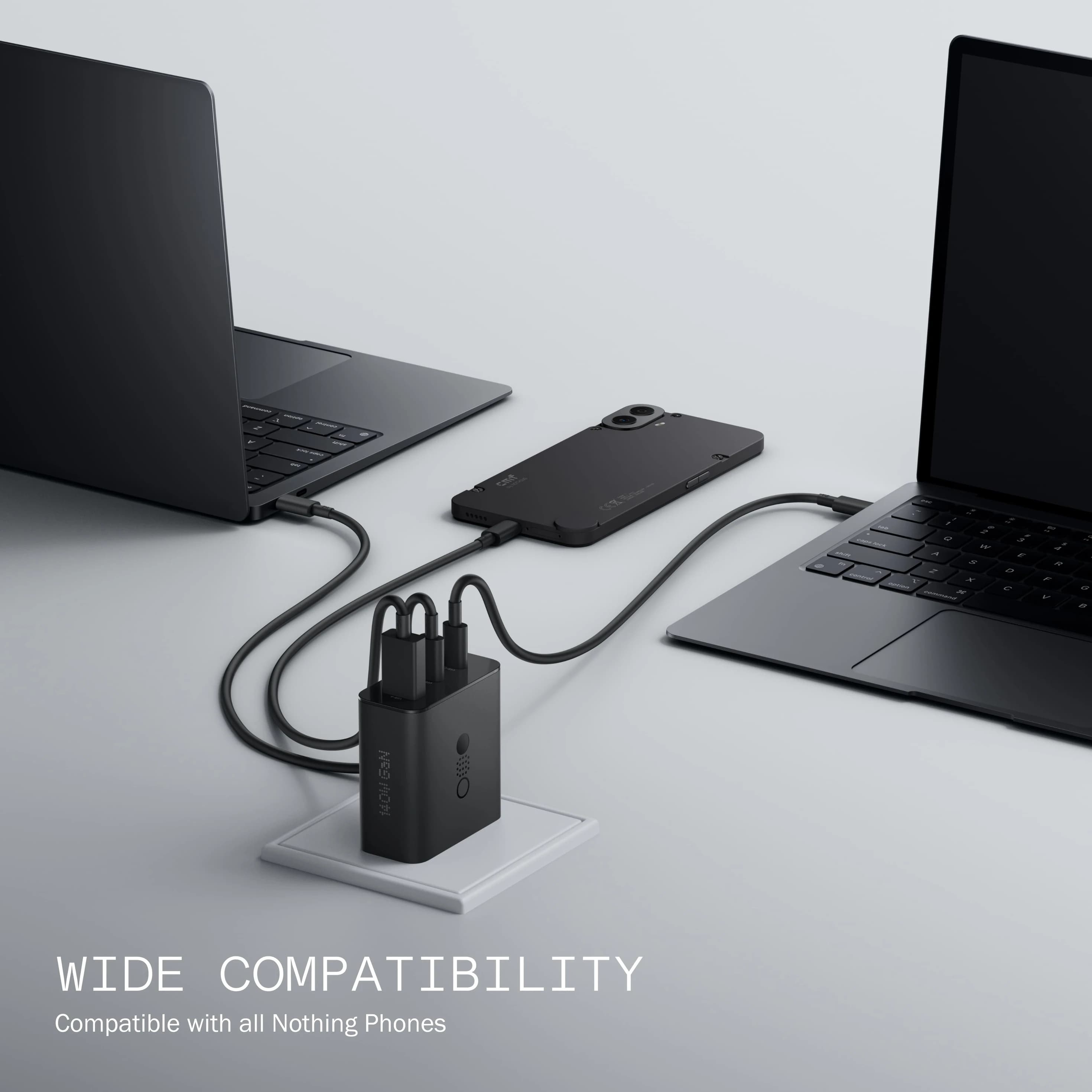 CMF by Nothing 140 W Power GaN 5 A 3 Port Mobile Charger with Detachable Cable thumbnail 5
