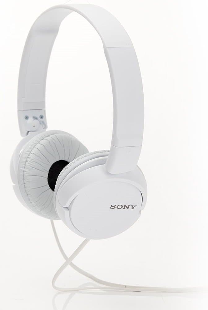 Sony MDR-ZX110A Wired On Ear Headphone without Mic ( White ) thumbnail 2