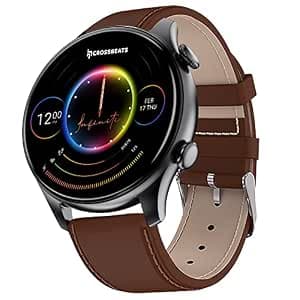 Open-box CrossBeats Orbit Infiniti 2.0, Large 1.43'' AMOLED Display Smartwatch with Ai ENC BT Calling,1000+Songs 4GB Storage