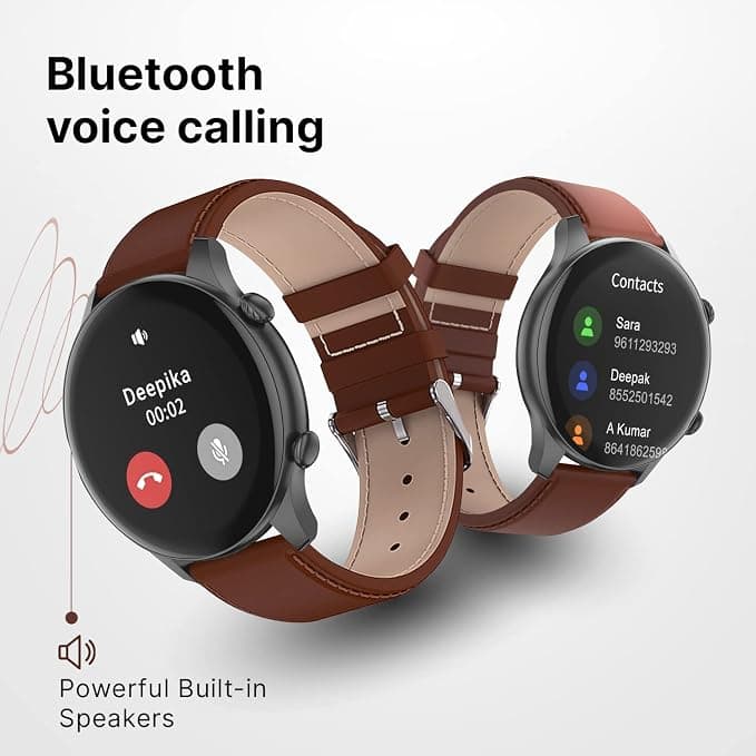 CrossBeats Orbit Infiniti 2.0, Large 1.43'' AMOLED Display Smartwatch with Ai ENC BT Calling,1000+Songs 4GB Storage thumbnail 3