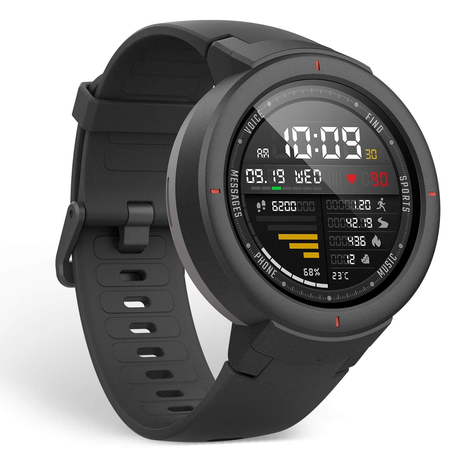 Open-box Amazfit Verge Phone Call Smart Watch with Alexa-Built in (Grey)