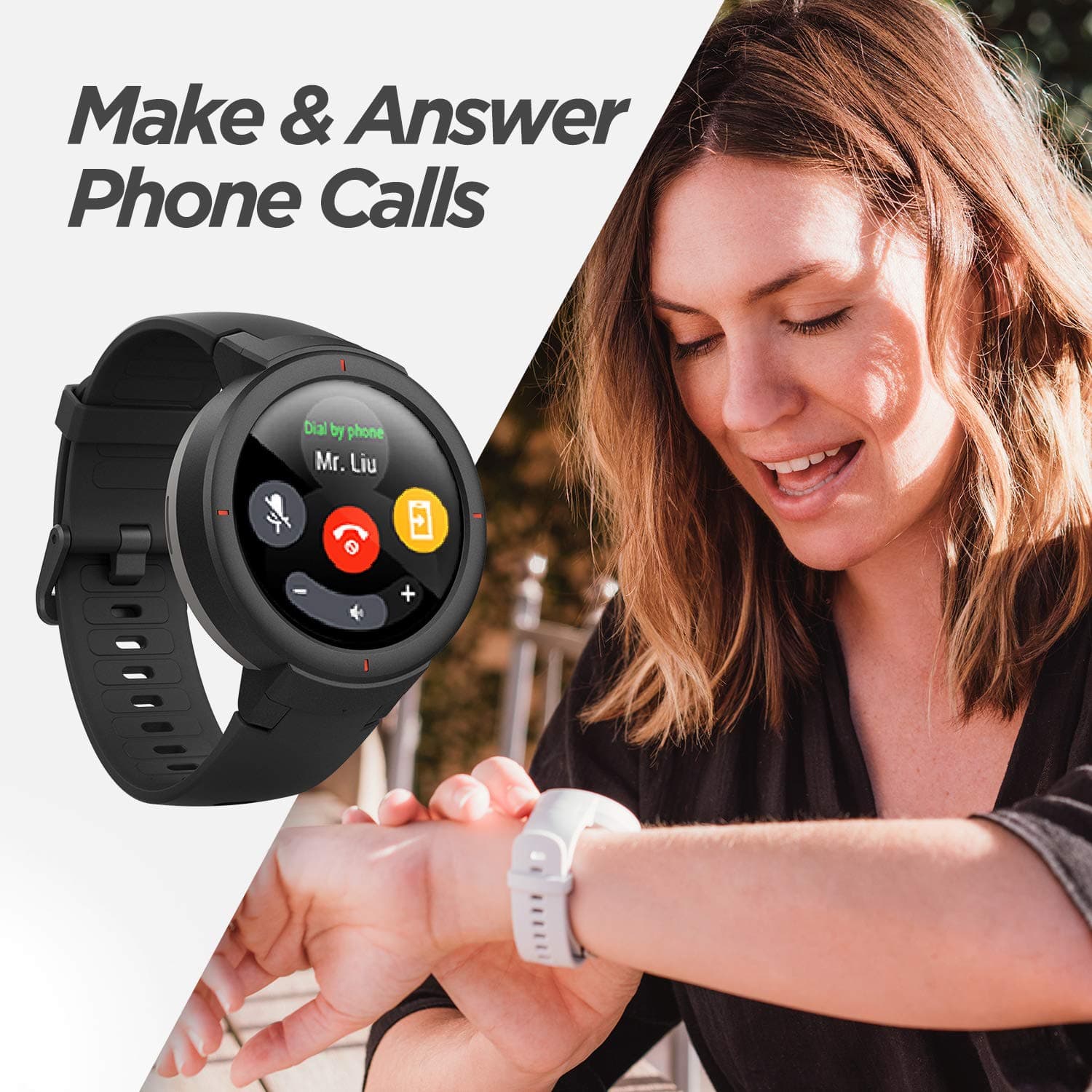 Amazfit Verge Phone Call Smart Watch with Alexa-Built in (Grey) thumbnail 9