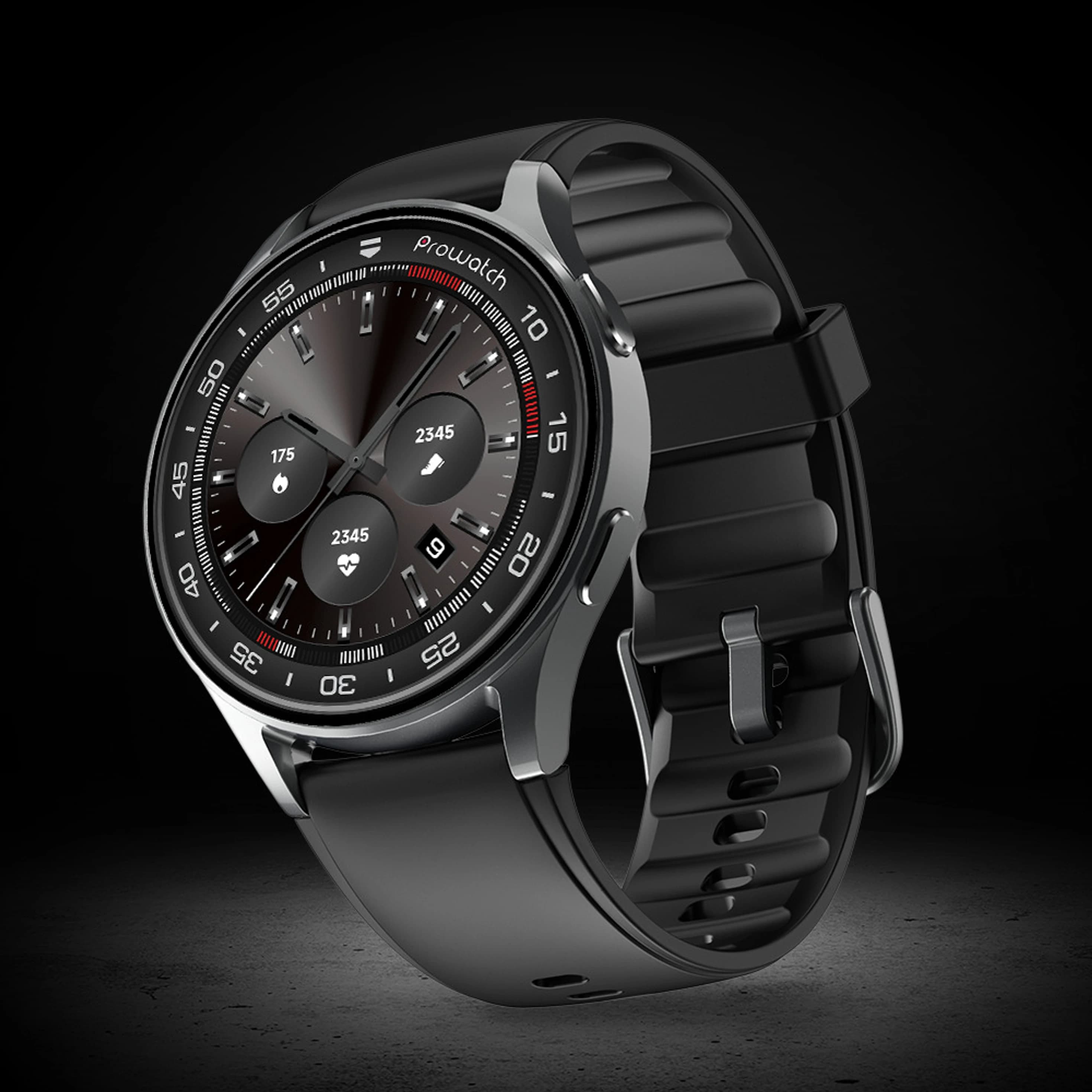 ProWatch X with Enhanced Fitness Features - 1.43" AMOLED AOD Display | Inbuilt GPS, Altimeter, Barometer & Compass | Body Energy Features| Corning Gorilla Glass 3 (Silicone) thumbnail 15