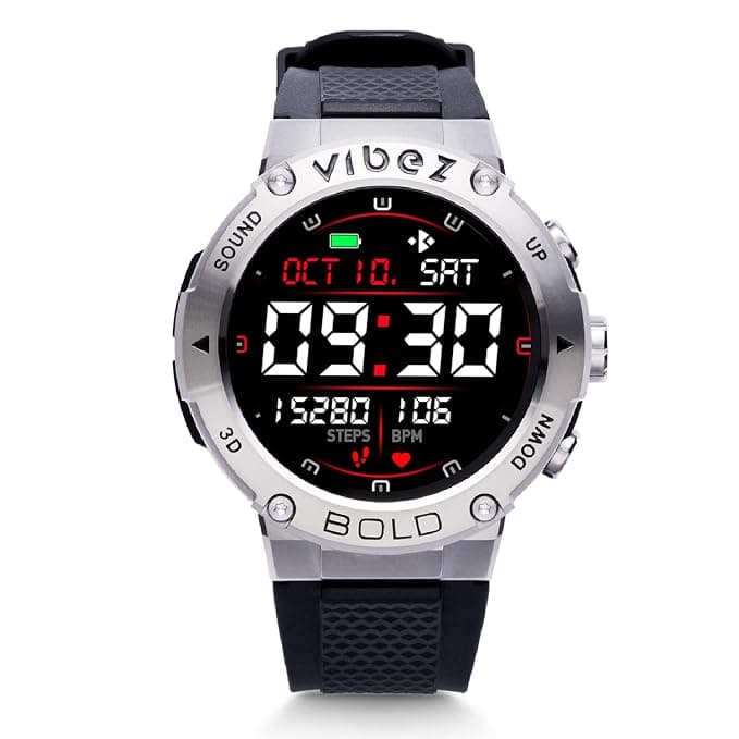 Open-box Vibez by Lifelong Bold Smartwatch for Men