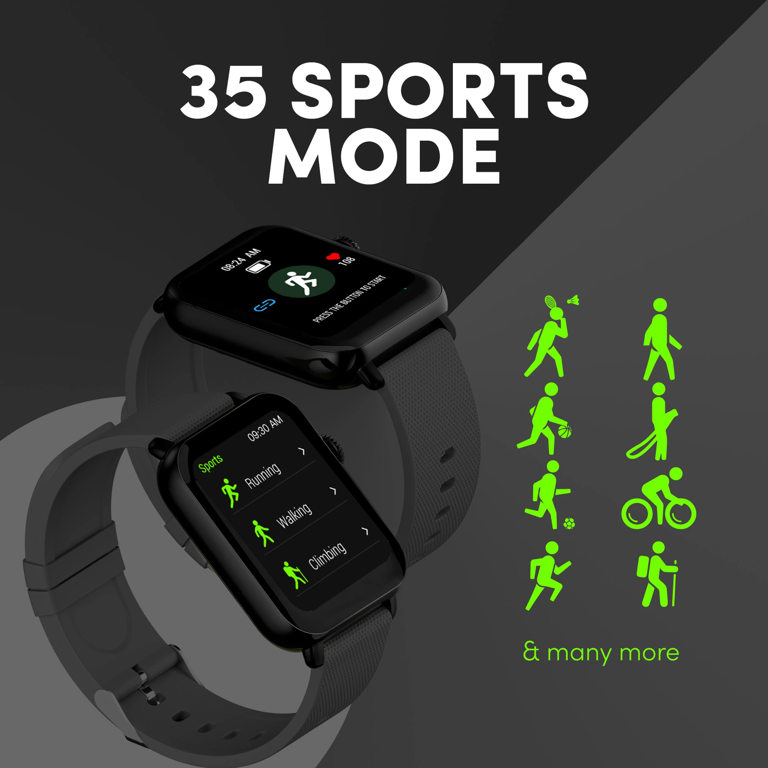 SENS EDYSON 3 with 1.8 Display, BT Calling, AI Voice Assistant & 150+ Watch Smartwatch thumbnail 2