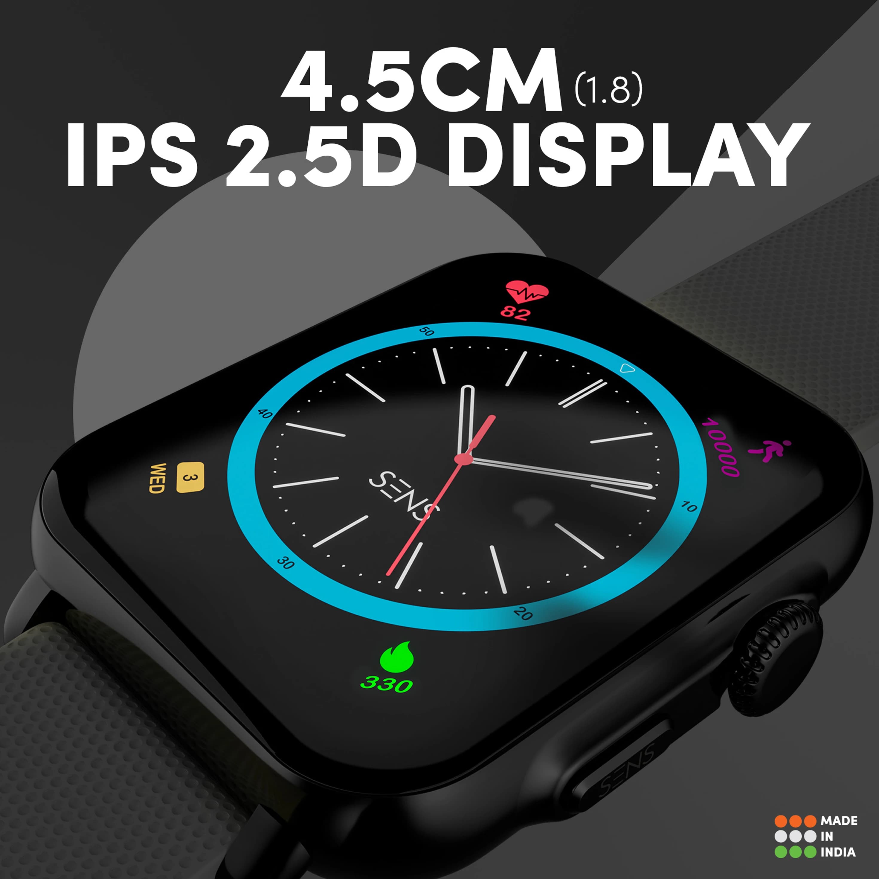SENS EDYSON 3 with 1.8 Display, BT Calling, AI Voice Assistant & 150+ Watch Smartwatch thumbnail 10