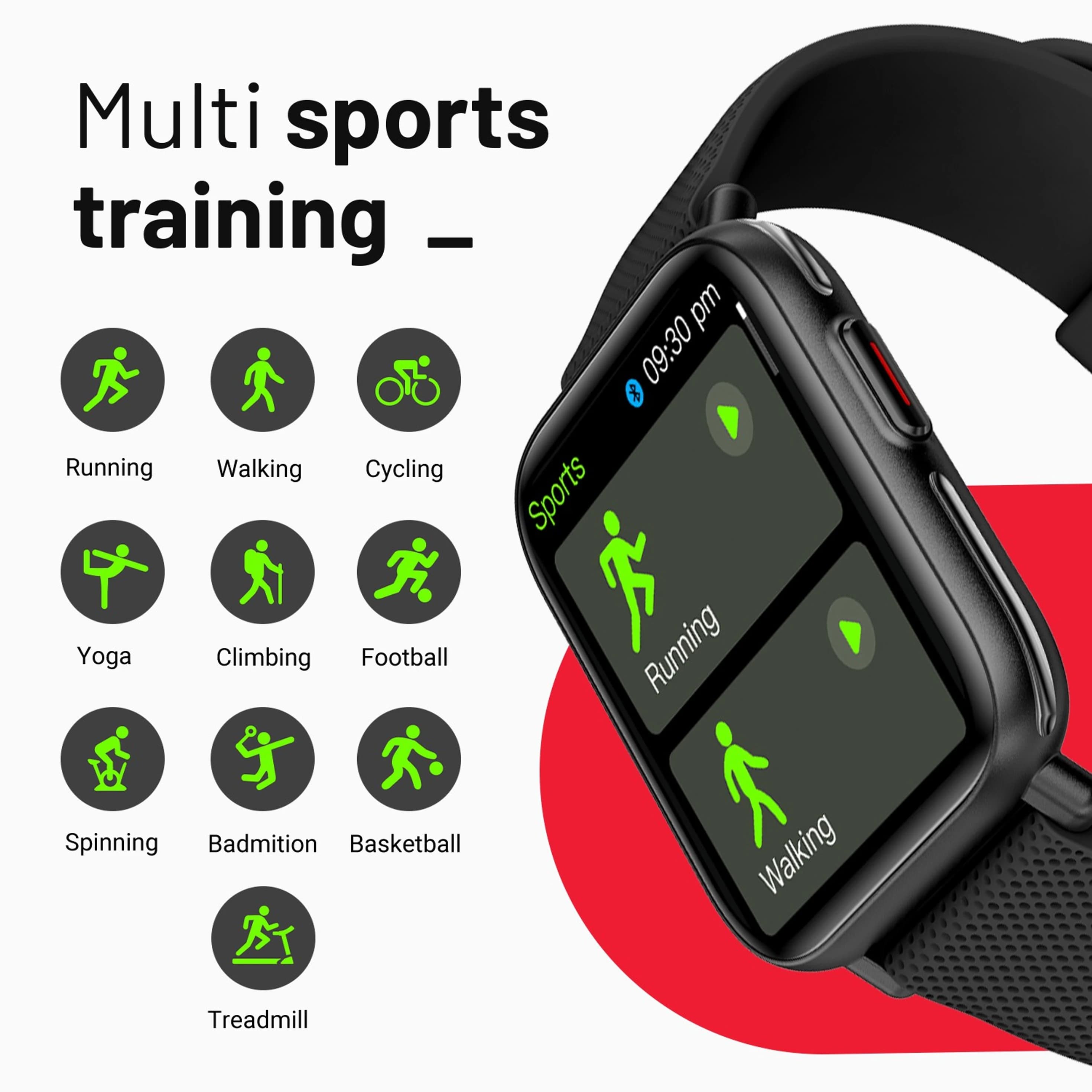 CrossBeats IGNITE PRO- 1.69", Metal body, SpO2, Health thumbnail 2