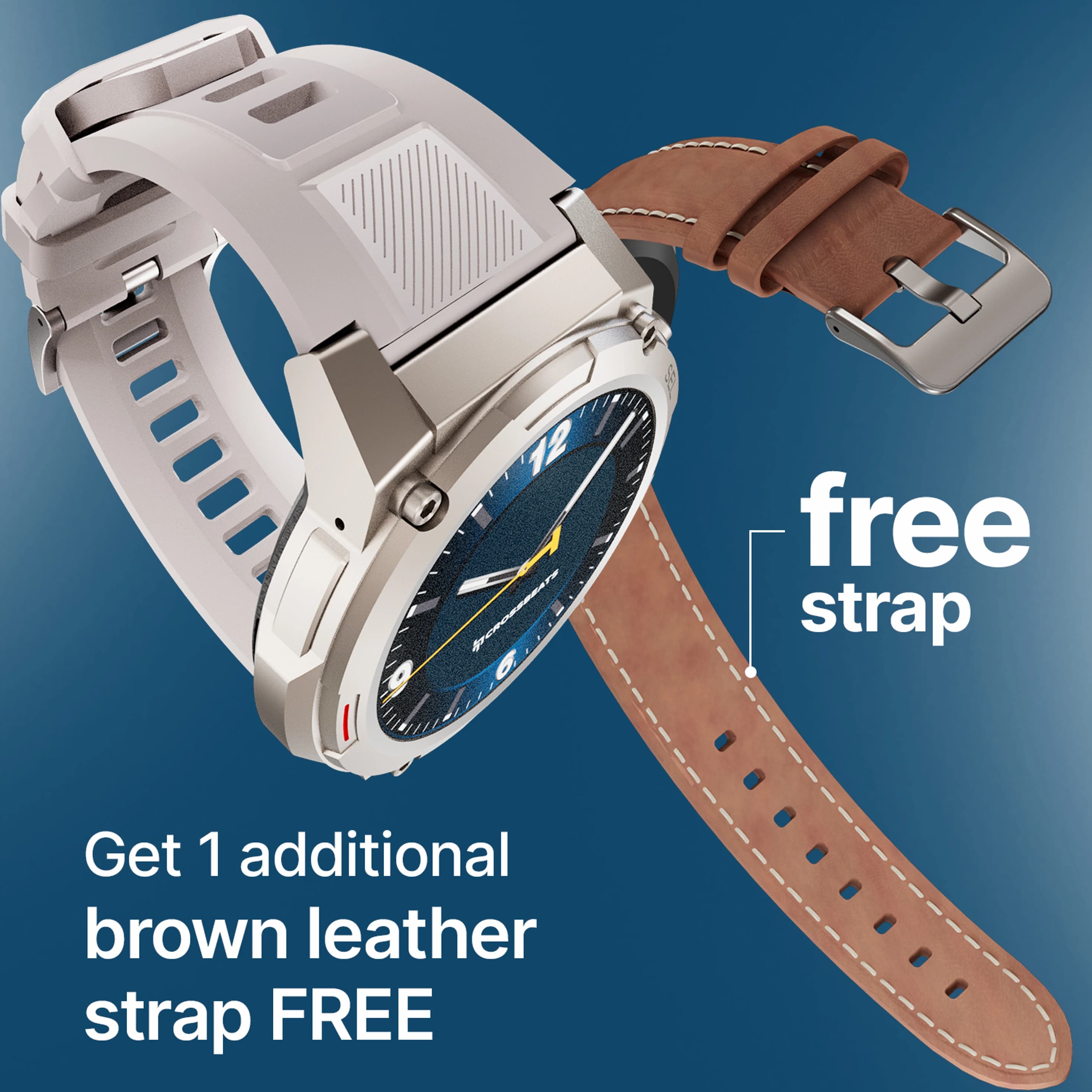 CrossBeats Armour Dive 1.43" AMOLED Rugged Smartwatch thumbnail 5