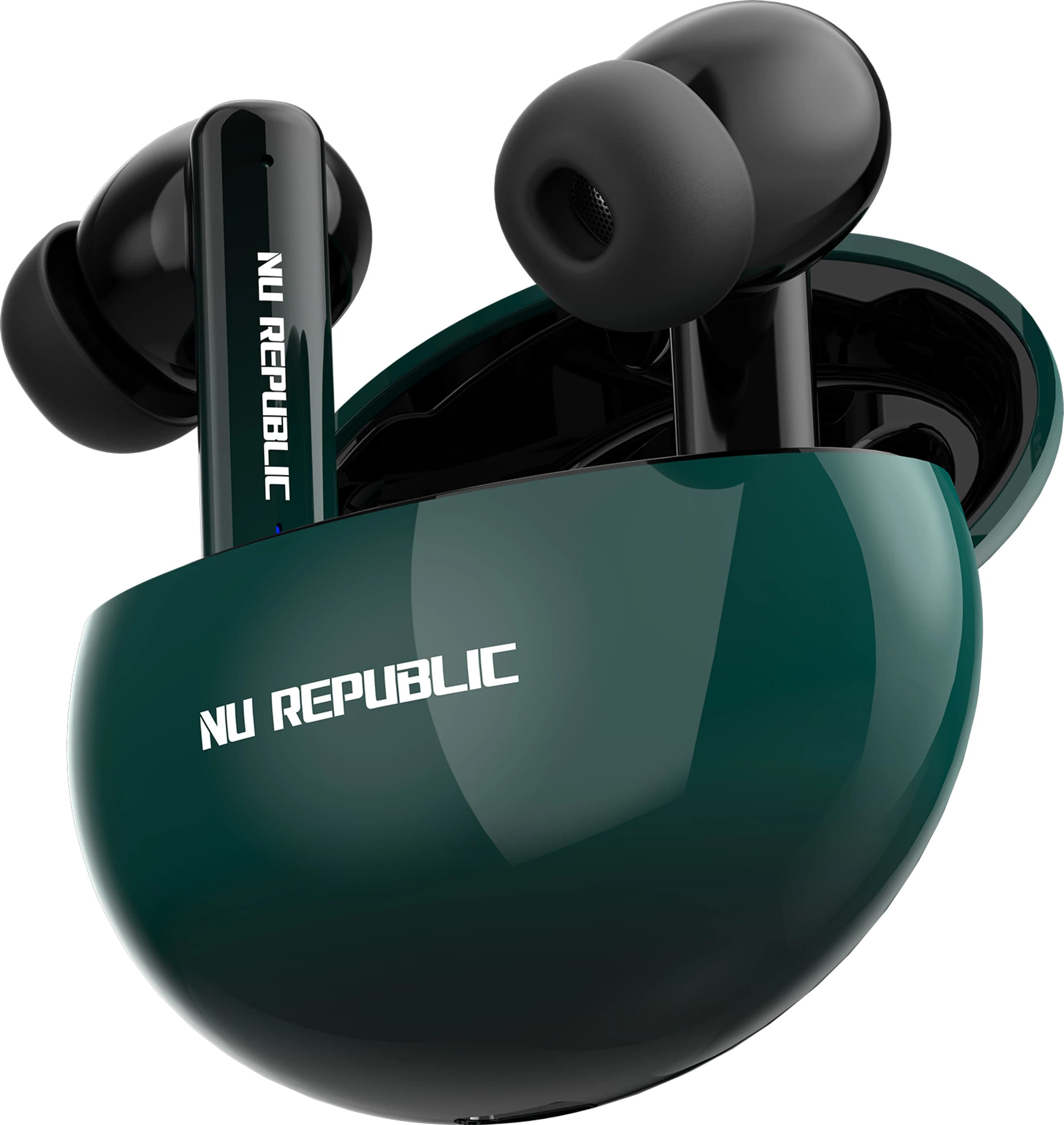 Nu Republic Epic ANC True Wireless Earbuds Replacement — Charging Case | Green