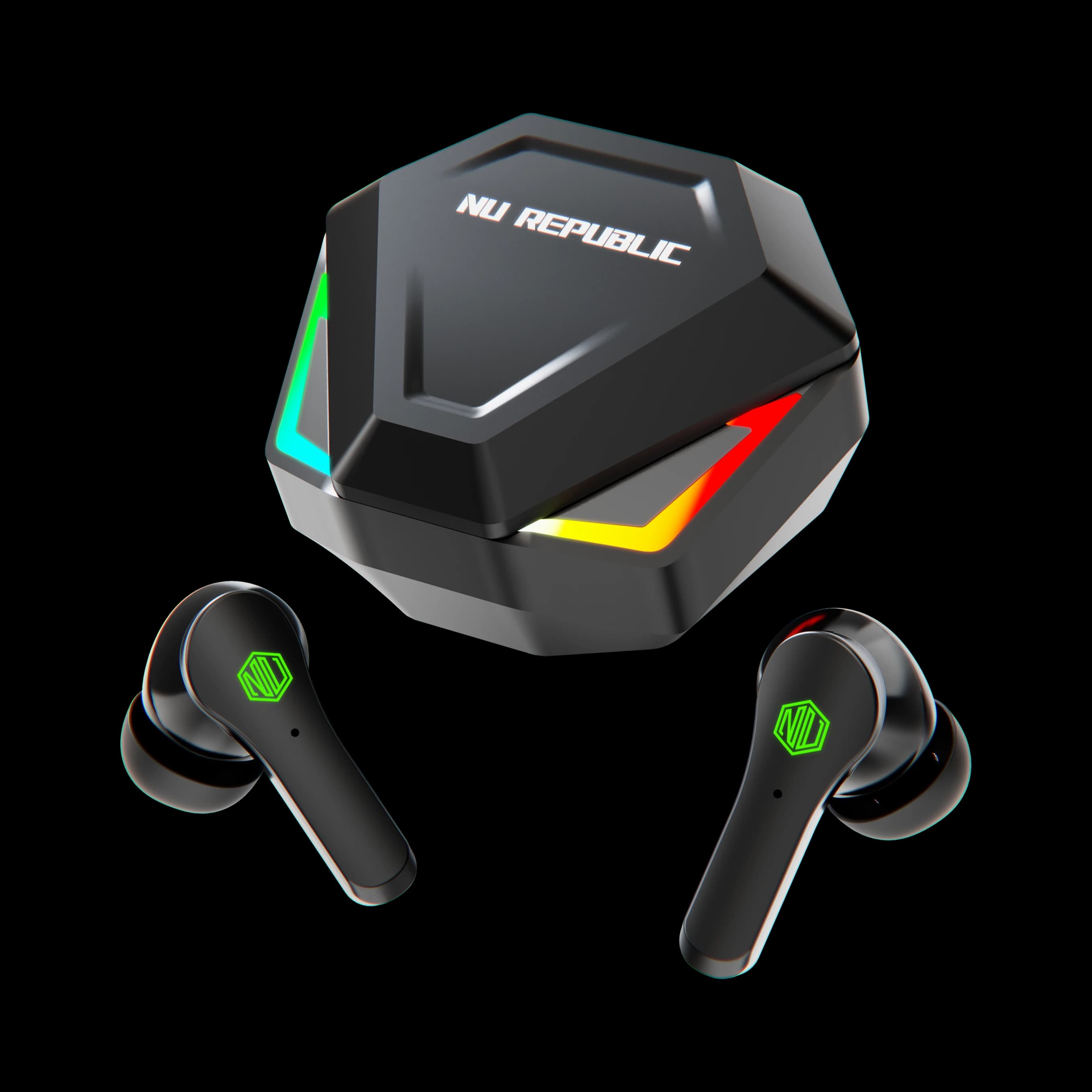 Nu Republic Starbuds Z Earphones  Replacement — Charging Case | Black