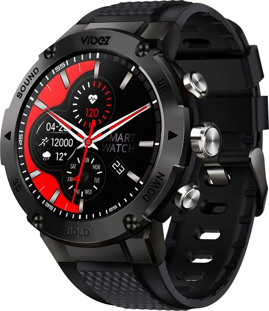 Open-box Vibez by Lifelong Bold Smartwatch for Men