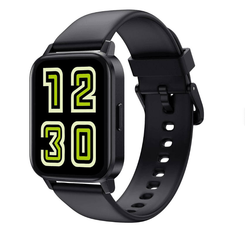 DIZO Watch 2 Sports (by realme TechLife) (Black Strap, Free Size)