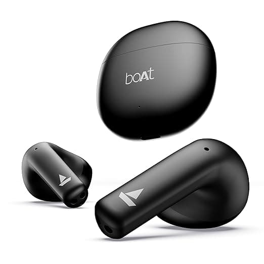 Open-box boAt Airdopes Atom 81 TWS in ear Earbuds with Upto 50H Playtime, Quad Mics Enx Tech, 13MM Drivers,Super Low Latency(50ms)