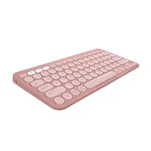 Open-box Logitech Pebble Keys 2 K380s, Multi-Device Bluetooth Wireless Keyboard with Customisable Shortcuts, Slim and Portable