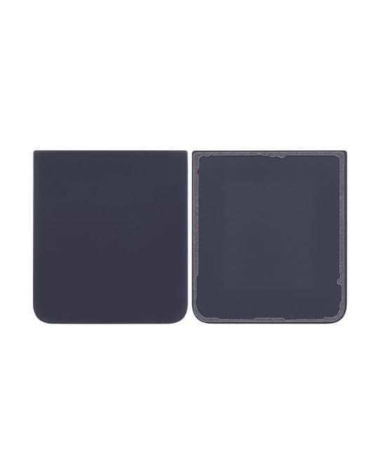 Back Panel Cover Lower Glass for Samsung Galaxy Z Flip 5 Black