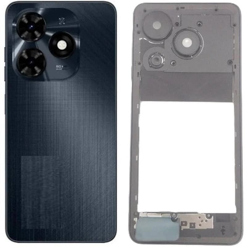 Back Panel for Tecno Spark 20C BG7 Black