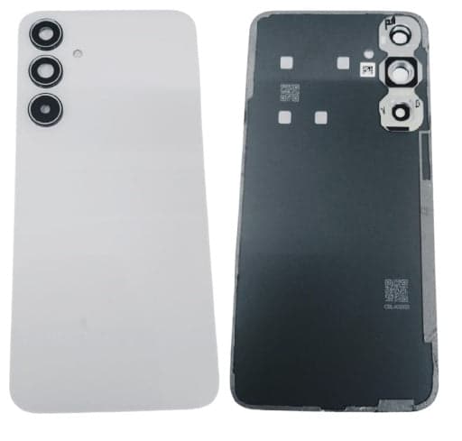 Back Panel Glass With Camera Lens for Samsung Galaxy A35 White