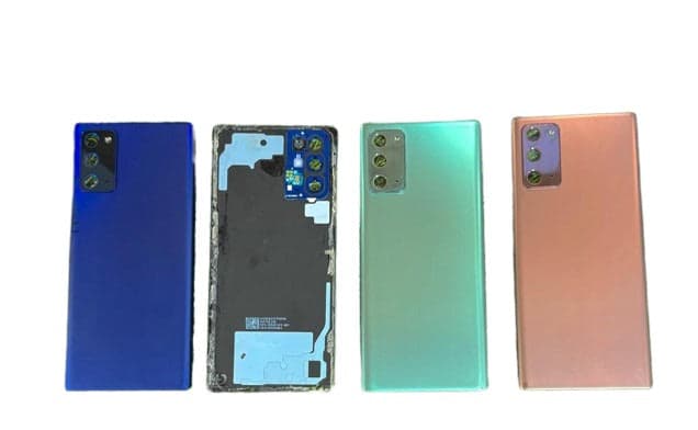Back Panel Glass With Camera Lens for Samsung Galaxy Note 20 (5G) Mystic Blue